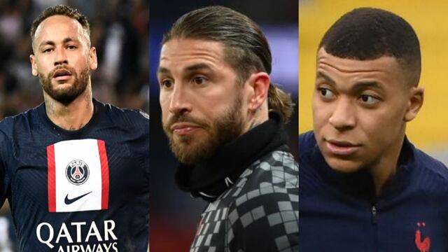 PSG: Sergio Ramos habría intercedido en el conflicto entre Neymar y Kylian Mbappé