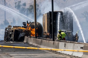 Chile: al menos cuatro muertos y 17 heridos tras explosión de camión con gas en autopista de Santiago | VIDEO