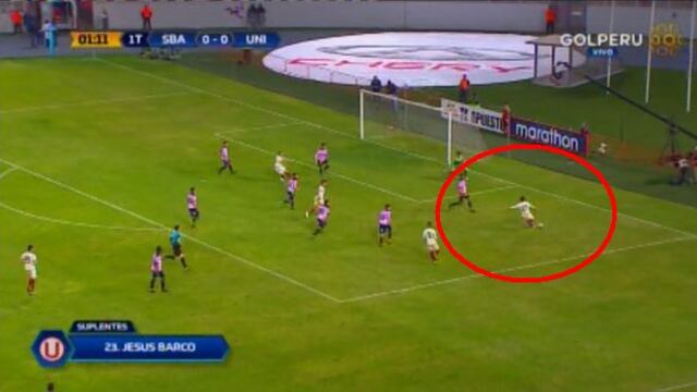 Universitario de Deportes vs. Sport Boys: Diego Manicero estuvo cerca del 1-0 al minuto de juego | VIDEO