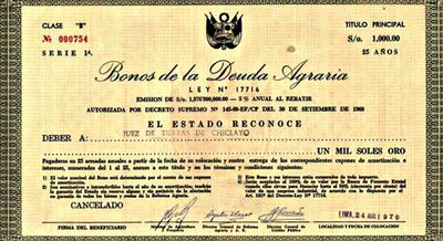 Bonos de deuda agraria: Gobierno establece las nuevas metodologías y formas de pago, ¿cuáles son?
