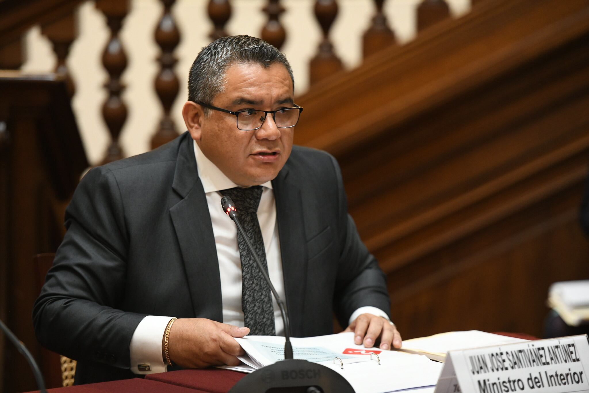 Luego de la interpelación, el Congreso tiene la facultad de censurar al ministro. No obstante, los analistas políticos José Carlos Requena y Enrique Castillo, y el exministro de los sectores Defensa e Interior Mariano González desestimaron esa posibilidad en diálogo con El Comercio. (Foto: Mininter)