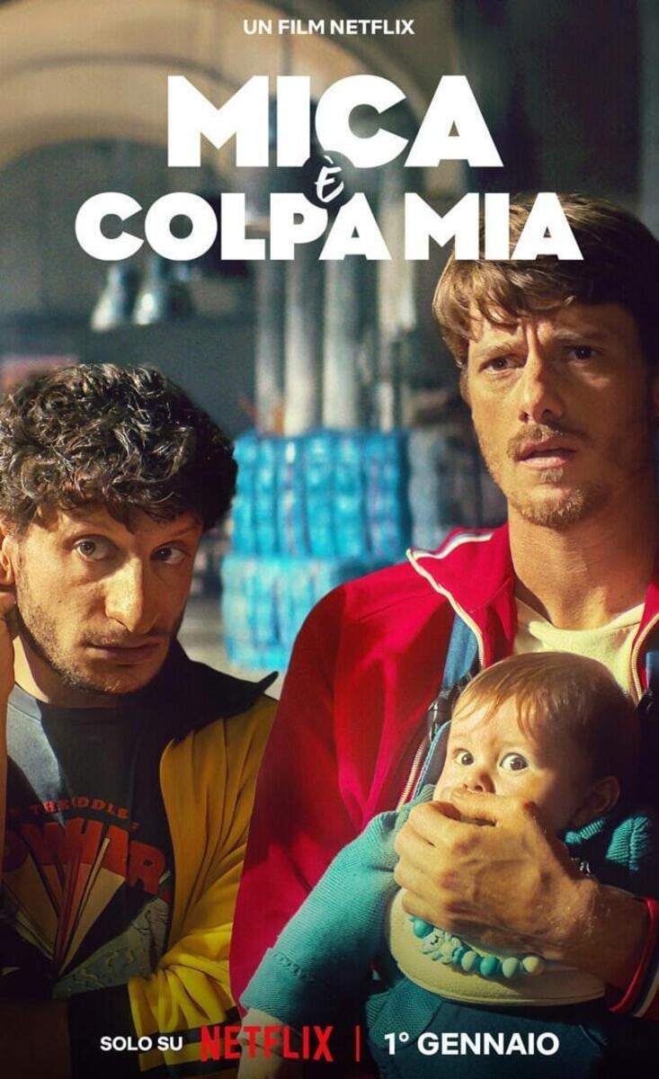 El póster de "La culpa no es mía", comedia romántica italiana dirigida por Umberto Riccioni Carteni y con un guion de Ciro Zecca y Caterina Salvadori (Foto: Netflix)