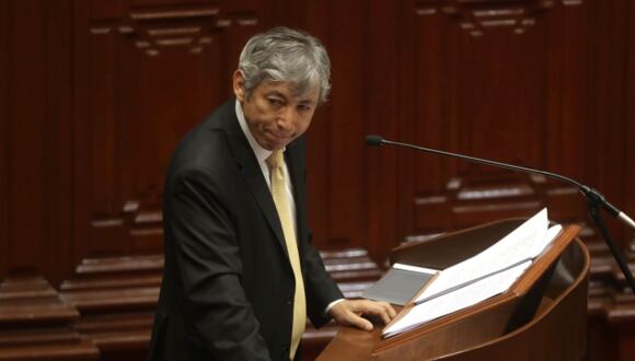 Lima, Viernes 14 de Junio del 2024. Interpelación al Ministro de Economía, José Arista en el Congreso de la República. Fotos: Alessandro Currarino / @photo.gec