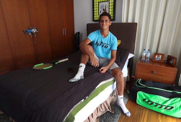 Su cuarto es el reino del tenis. (Foto: Rolly Reyna / El Comercio)