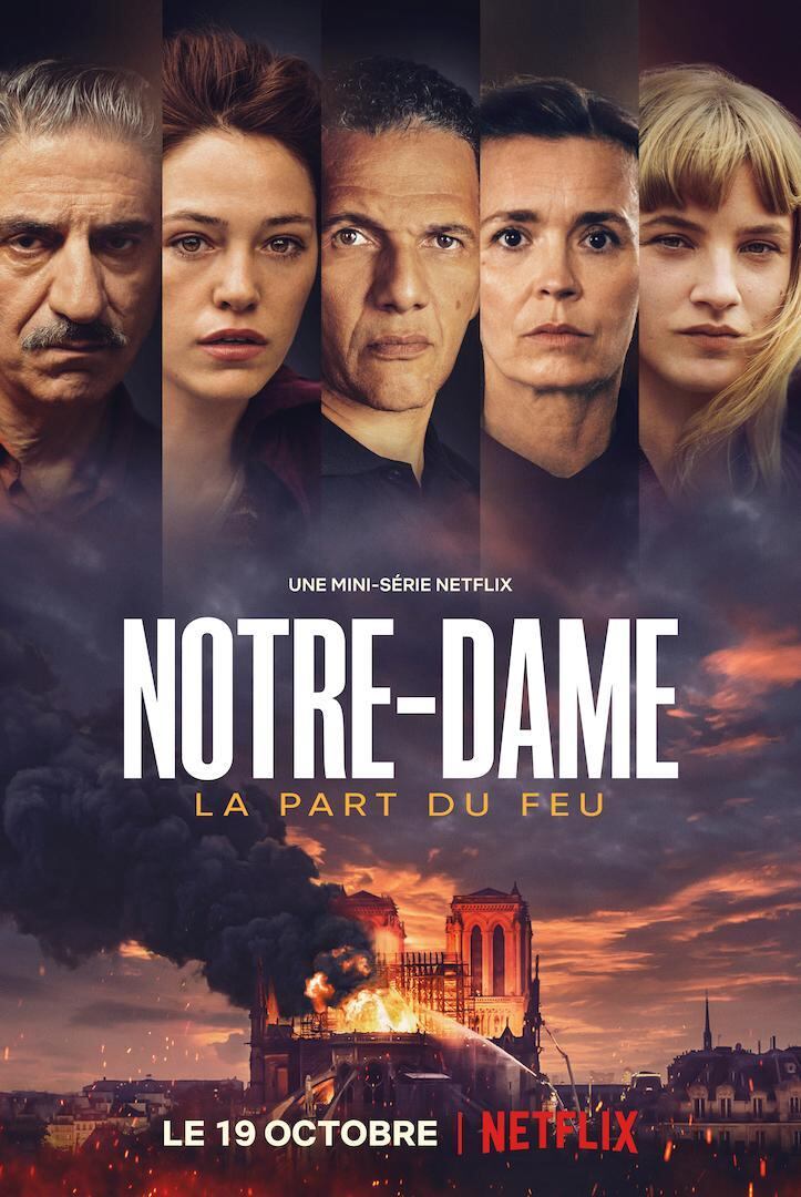 El póster oficial de la serie "Notre-Dame" (Foto: Netflix)