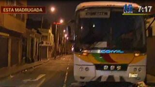 Huaura: 45 pasajeros que iban a Churín fueron asaltados en bus