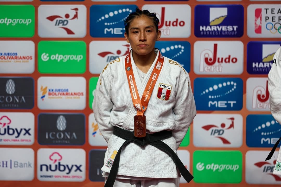 La judoka peruana derrotó a Gadashova Khadizha de Azerbaiyán en la categoría -52 kg.