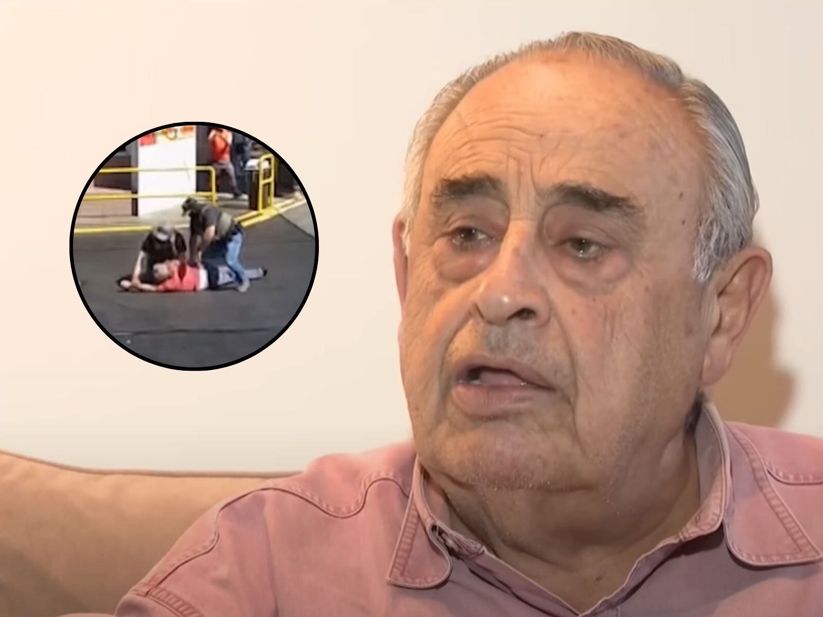 Rafie Shouhed también fue víctima de la fuerza excesiva de los agentes federales en el operativo de ICE realizado en su car wash. (Crédito: KTLA 5 / YouTube)