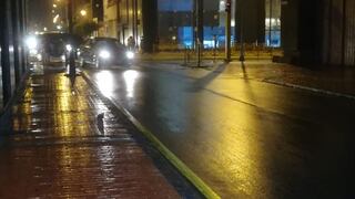 Cercado de Lima: lluvia de verano sorprende esta noche a limeños | FOTOS