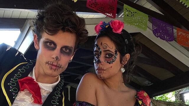 Día de los Muertos: Shawn Mendes y Camila Cabello se disfrazan de calacas por la celebración mexicana