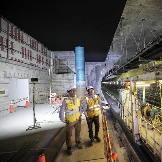 Tuneladora Delia se encuentra en la estación Cangallo de la Línea 2 del Metro de Lima
