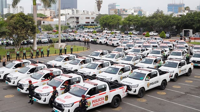 Mininter: flota de 268 vehículos ya operan al servicio de la seguridad ciudadana | FOTOS 