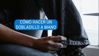 Cómo hacer a mano un dobladillo en tus pantalones