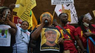 Manifestantes piden justicia por congoleño asesinado en Rio de Janeiro