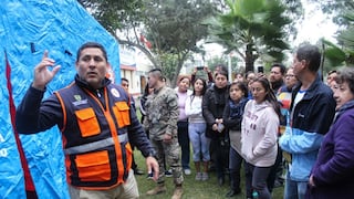 San Borja:capacitan a vecinos en labores de rescate en casos de emergencias o desastres naturales