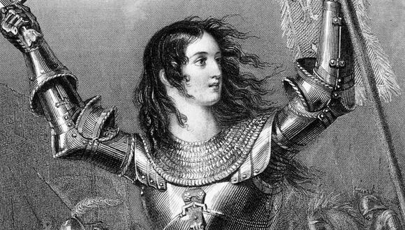 Juana de Arco, en realidad, no empuñaba una espada sino un estandarte. (Getty Images).