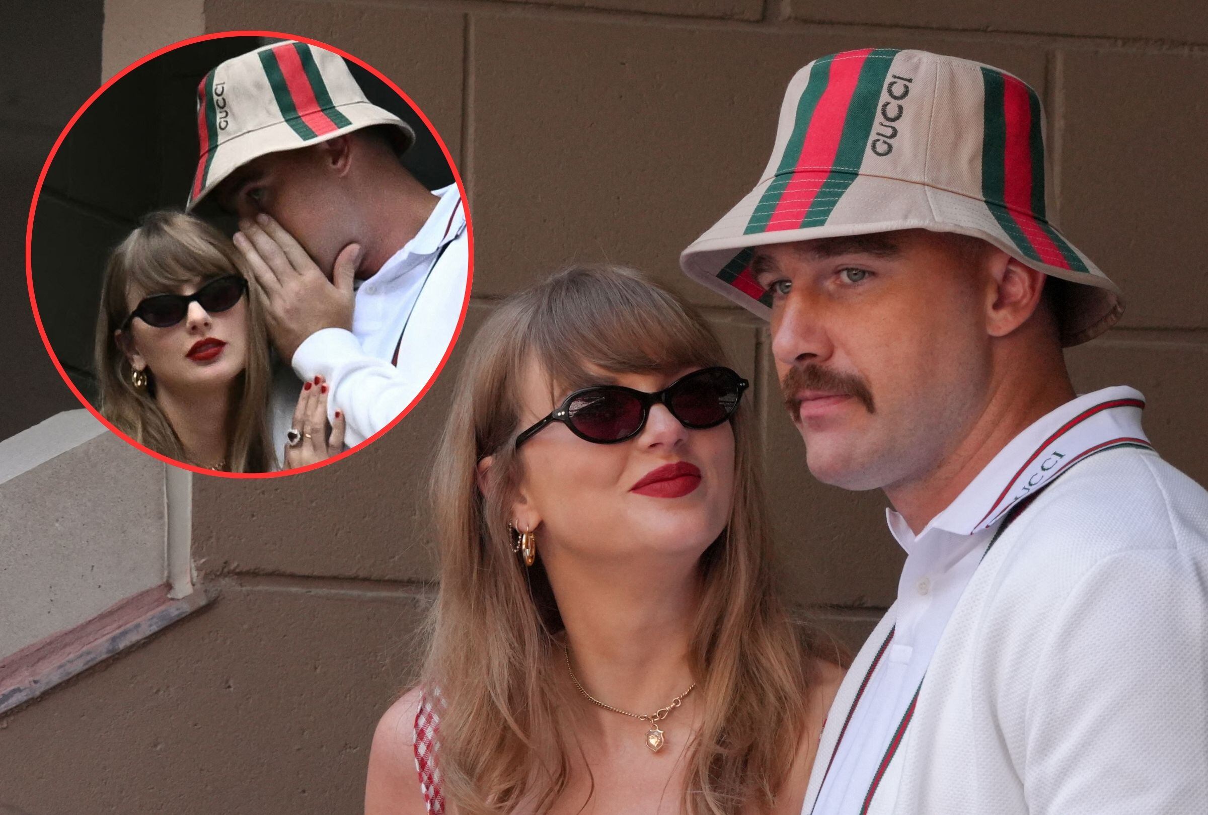 En esta imagen aparecen Taylor Swift y Travis Kelce. (Foto: Angela Weiss y Timothy A. Clary / AFP)