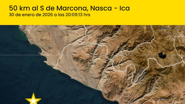 Ica: Sismo de magnitud 5.0 remeció la ciudad