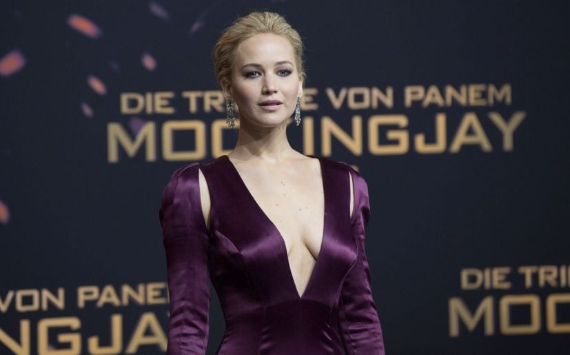 Jennifer Lawrence durante el estreno de 'The Hunger Games' en Berlín (Foto: EFE)