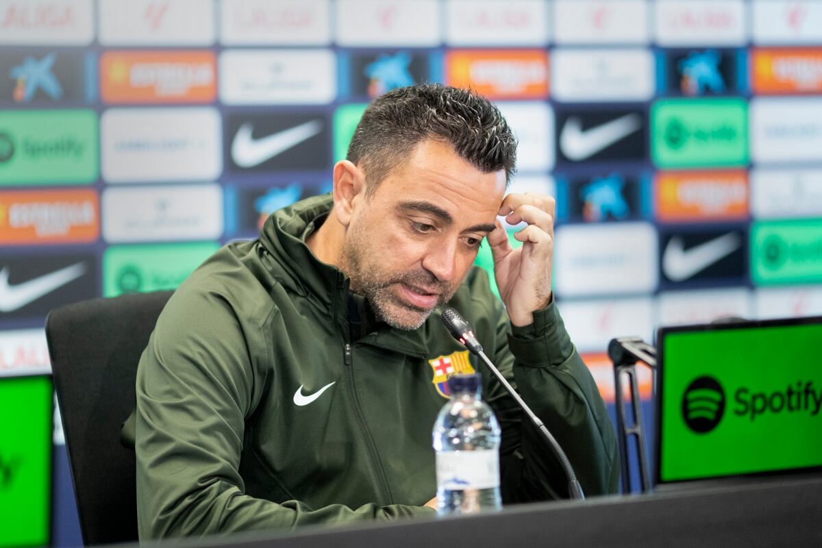 Xavi tiene contrato con el Barcelona hasta el 30 de junio de 2025. (Foto: EFE)