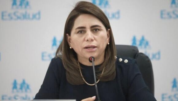 Rosa Gutiérrez fue removida del cargo de presidenta ejecutiva de EsSalud.