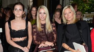 Emma Watson y Kim Kardashian asistieron al desfile de Valentino