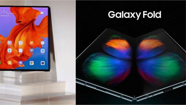 Huawei Mate X vs. Samsung Galaxy Fold ¿Qué celular plegable es más potente?
