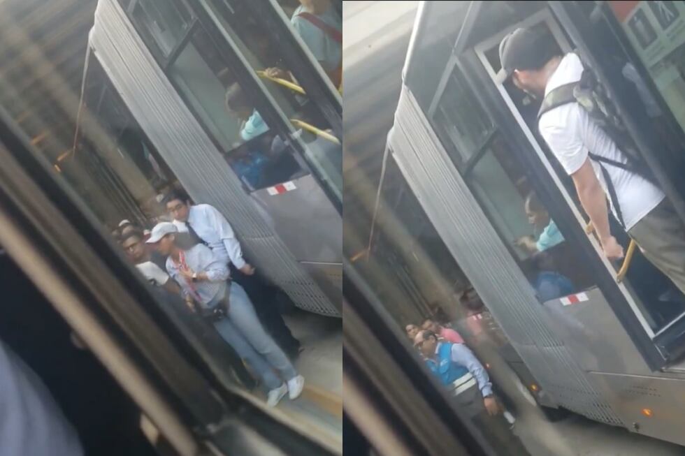 Pasajeros expresaron su malestar ante el retraso del servicio. (Foto: Agencias)