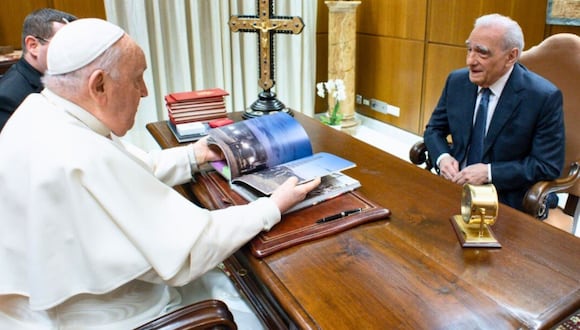 Martin Scorsese, quien prepara una película de Jesús, se reunión con el papa Francisco. (Foto: Instagram)