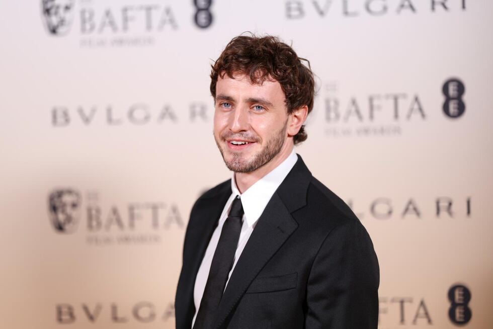 Paul Mescal en la ceremonia 2024 de los Premios BAFTA. (Foto: AP)