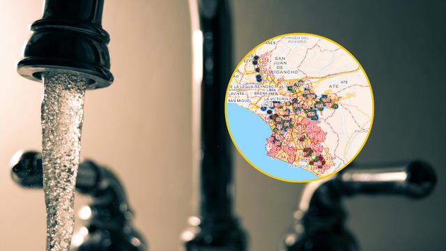 Corte de agua en Lima hoy vía Sedapal | Foto: Composición EC