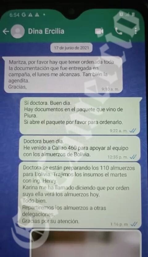 Dina Boluarte, investigación por lavado de activos