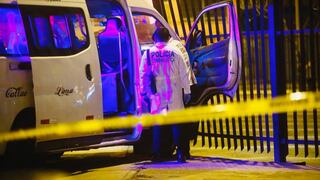 Un conductor de transporte público fue asesinado a balazos en el Cercado de Lima