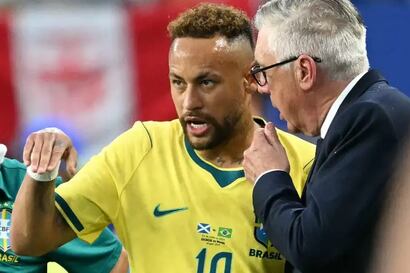 Carlo Ancelotti explicó por qué Neymar no ingresó en el partido de Brasil vs Japón por dieciseisavos del Mundial 2026