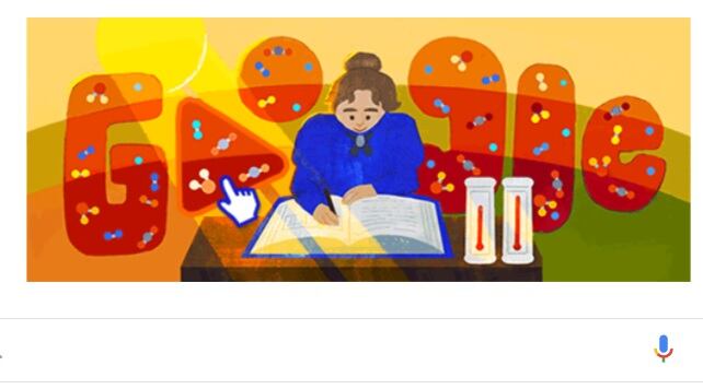 Eunice Newton Foote: ¿quién fue y por qué Google le dedica un doodle?. (Foto: captura Google)
