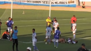 Copa Perú: jugadores fingen lesión para que partido acabe