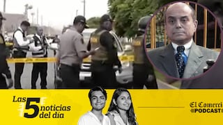 Asesisan al excongresista Óscar Medelius, Mujer es atacada dentro de la municipalidad de Lurigancho, y 3 noticias más en el Podcast de El Comercio