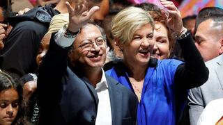 El séquito de la esposa de Gustavo Petro