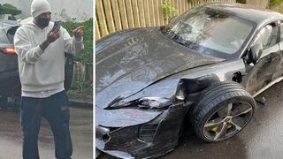 Así quedó el Porsche de Paolo Guerrero tras sufrir accidente | FOTOS