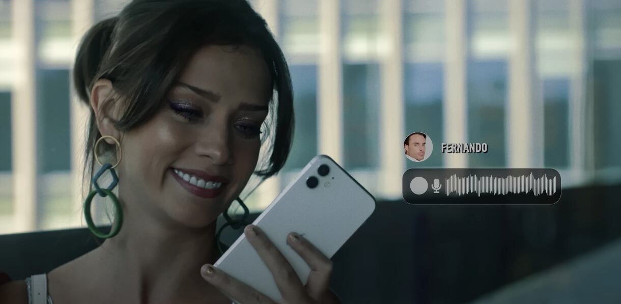 Al principio, Camila estaba muy ilusionada por haber conocido a Fernando (Foto: Netflix)