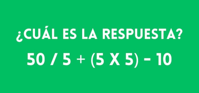 Ejercicio matemático de velocidad mental: ¿Responderás este ejercicio numérico en 8 segundos?