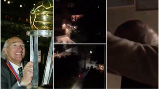 Boca Juniors: Carlos Bianchi cumplió 71 años y festejó desde el balcón y con el cántico de sus vecinos [VIDEO]