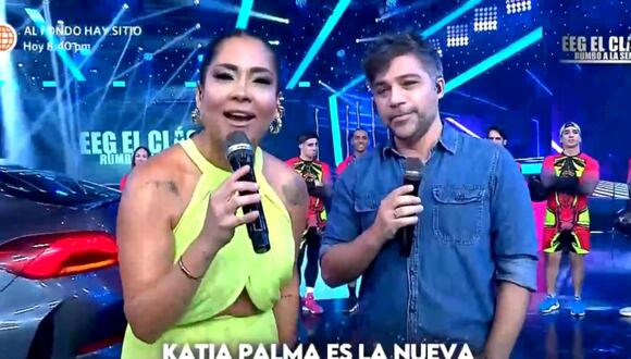 Katia Palma reemplaza a Johanna San Miguel en la conducción de "Esto es guerra". (Foto: Captura de Video)