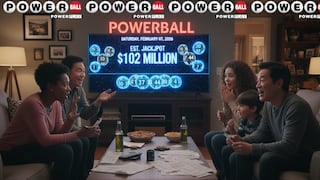 Números ganadores del Powerball, 07 de febrero 2026: mira los resultados del sorteo de la lotería con jackpot de $102 millones