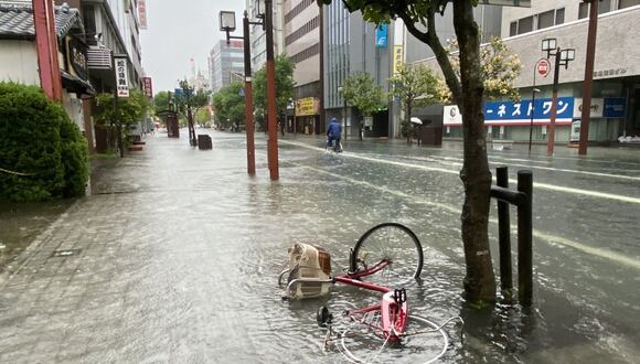 Las lluvias han provocado en Ibaraki y Chiba inundaciones también en al menos dos centenares de instalaciones subterráneas. (Foto de STR / JIJI PRESS / AFP / referencial).