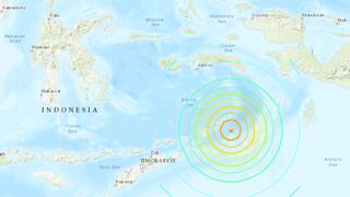 Potente terremoto de magnitud 7,6 sacude las costas de Indonesia y Timor Oriental