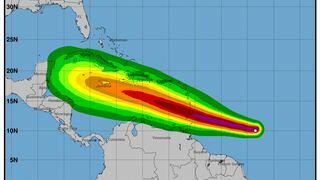 Huracán Beryl EN VIVO | Trayectoria y dónde tocará tierra el primer ciclón del año en el Atlántico