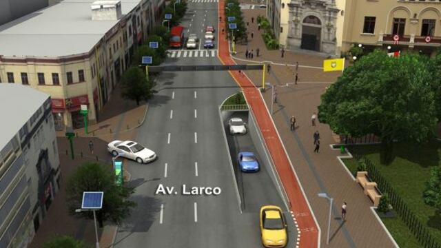 Miraflores plantea desvíos vehiculares por obras en la avenida Larco