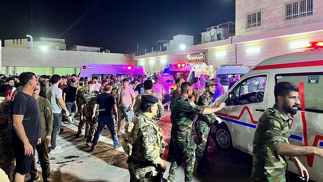 Tragedia en Irak: al menos 100 muertos y más de 150 heridos por incendio durante una boda