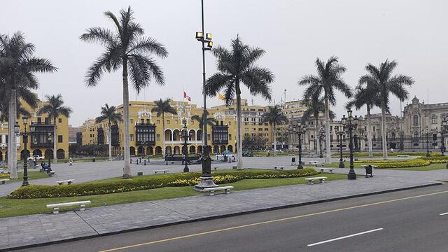 Centro de Lima: cierran Plaza de Armas por Simulacro Multipeligro 2024